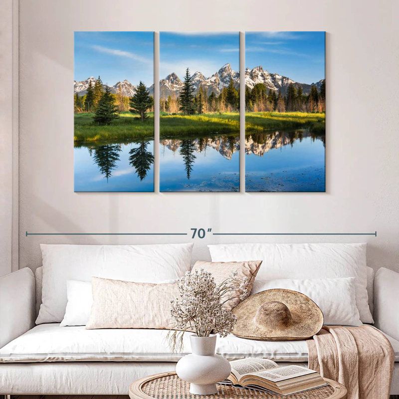 Paysage Alvord Grand Tetons, H 32 po x l 50 po