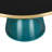 30" Round Coffee Table Glass/Sintered Stone Top With Brushed Gold Rim And Tempered Glass Base-109375773