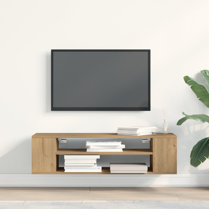 Unfinished TV Stand for TVs up to 40", Artisan Oak