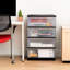 Commode de rangement en plastique à 4 tiroirs avec roulettes IRIS-1407568307