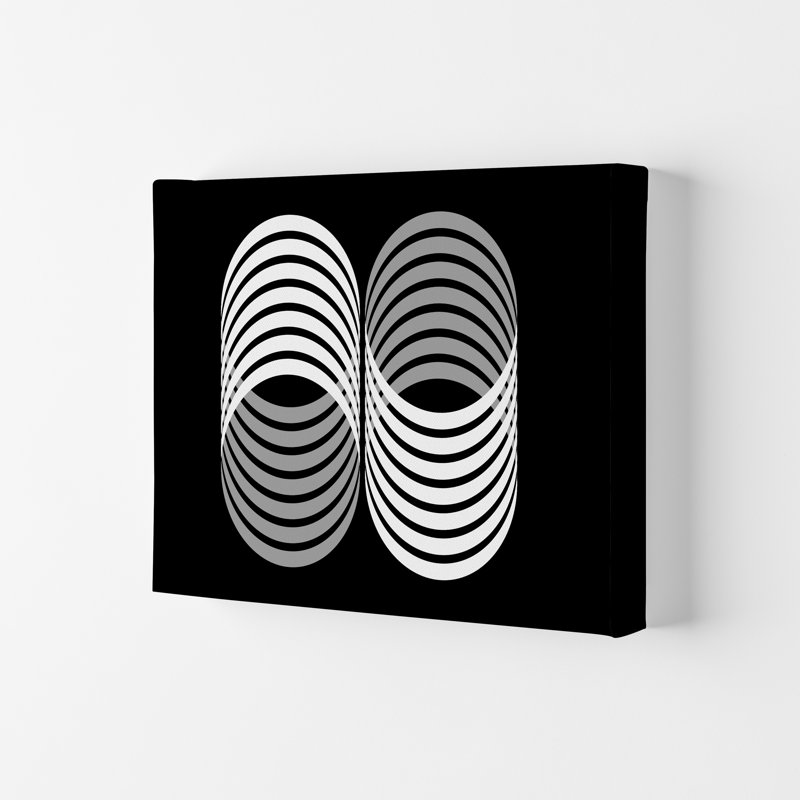 Abstract Modern Shapes Landscape Original - Print, No Frame, 59cm H x 84cm W x 1cm D