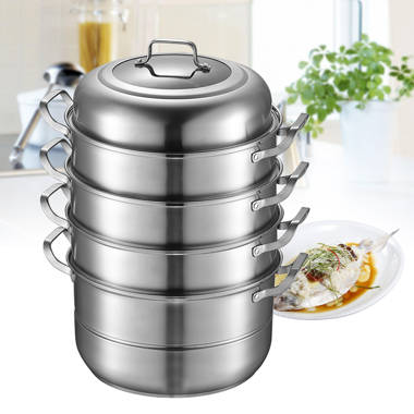 Cooks Standard Canning Juice Steamer Extractor Fruit Vegetables for Making  Jelly, Sauces, 11-Quart Stainless Steel Multipot with Glass Lid, Clamp, and