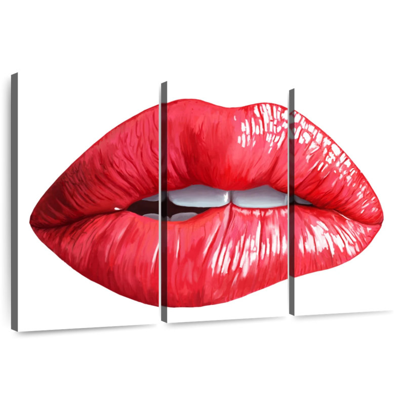 Shuttleworth Lip Biting, 32" H x 50" W