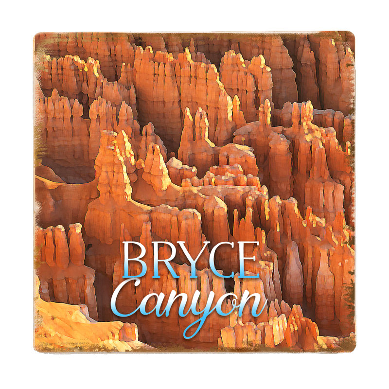 Sous-verre rocky mountain