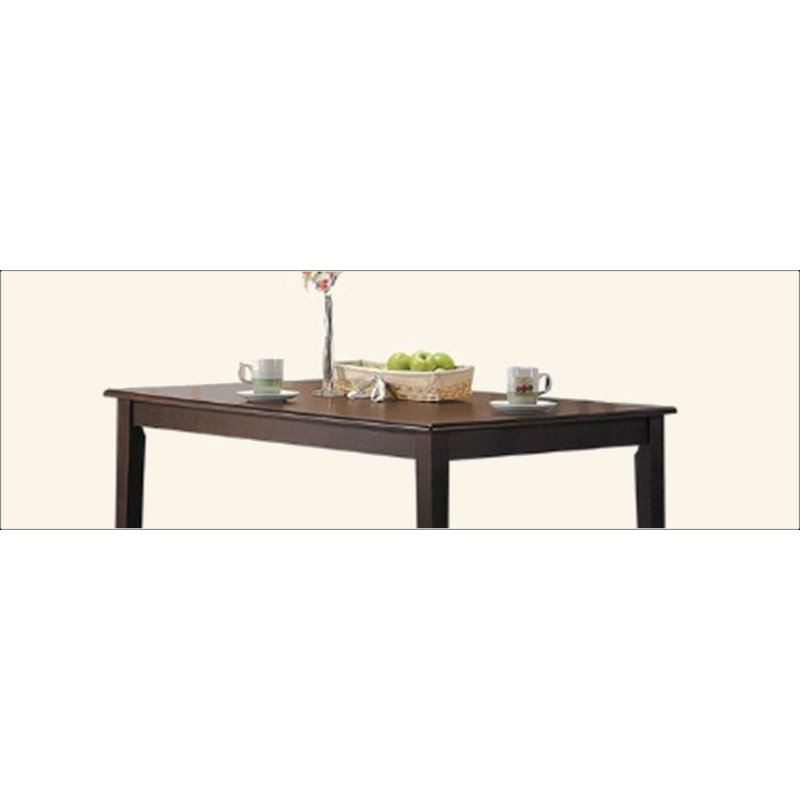 Cardiff Espresso Finish Dining Table