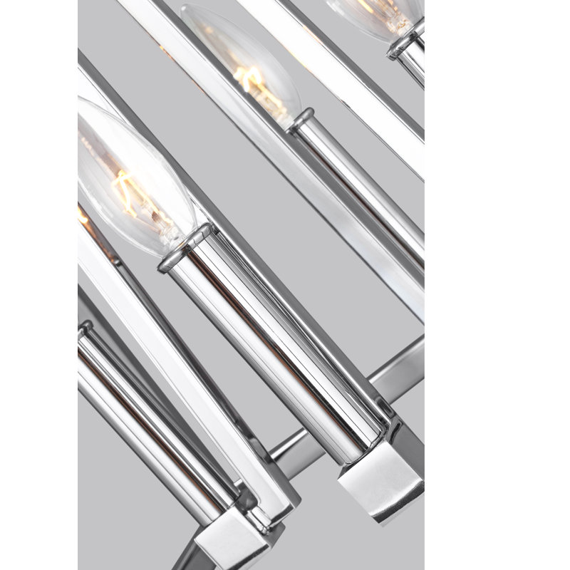 Conant 4 - Light Pendant, 18" H x 13" W x 13" D, Chrome