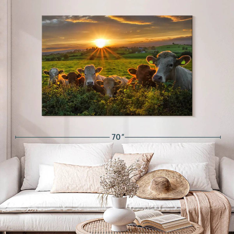 Brampt Sunset Cows
