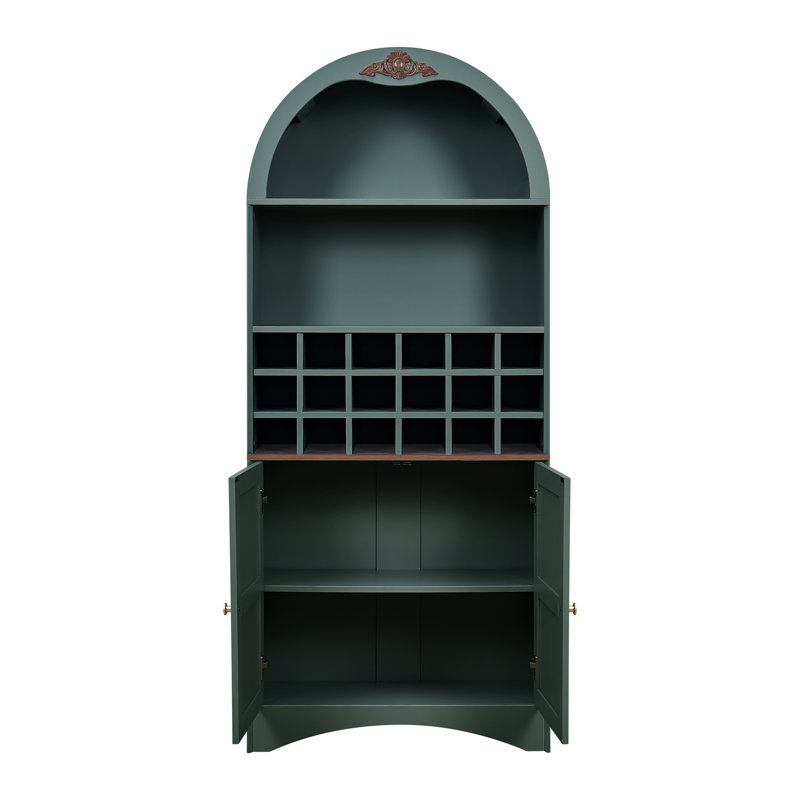 Ingenito 30.26'' Bar Cabinet, Green