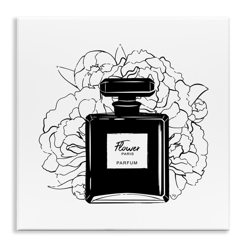 "Black Perfume & Roses", art mural par Martina Pavlova