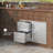 32.5 in. Stainless Steel Grade 304 Stainless Steel Drop-In and Mounting / Installation Required Door & Drawer Combo