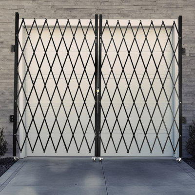 Double-Folding Metal Security Gate
