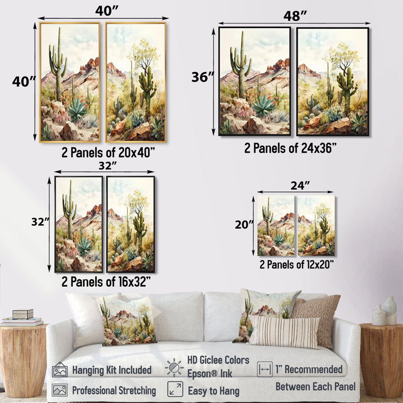 Marche - art mural moderne 2 pièces, H 36 po x l 48 po, Impression encadrée flottante, Doré