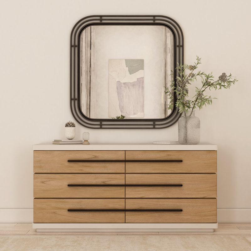 Portico Steel Novelty Wall Mirror
