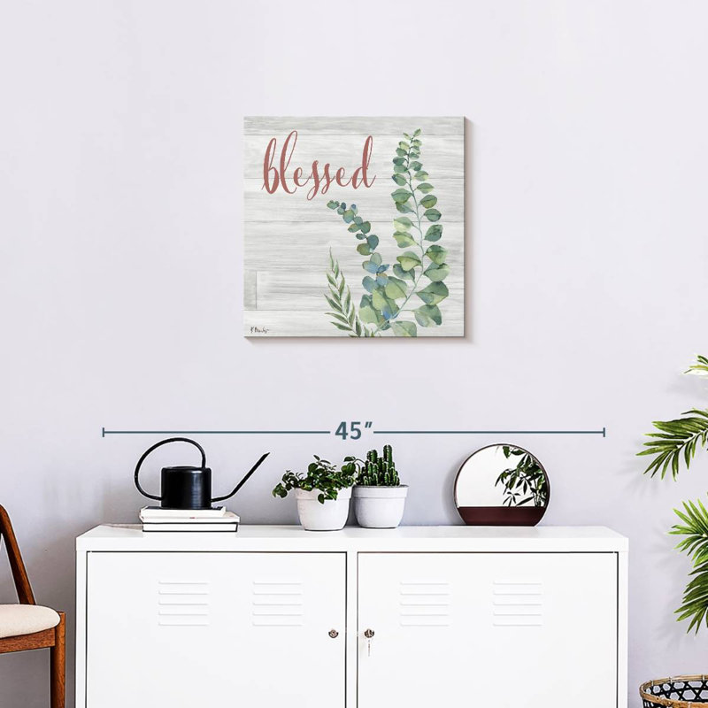 Fleur d'eucalyptus Harnek II, H 20 po x l 20 po