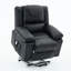 Fauteuil inclinable en polyuréthane avec chauffage et massage à distance pour personnes âgées