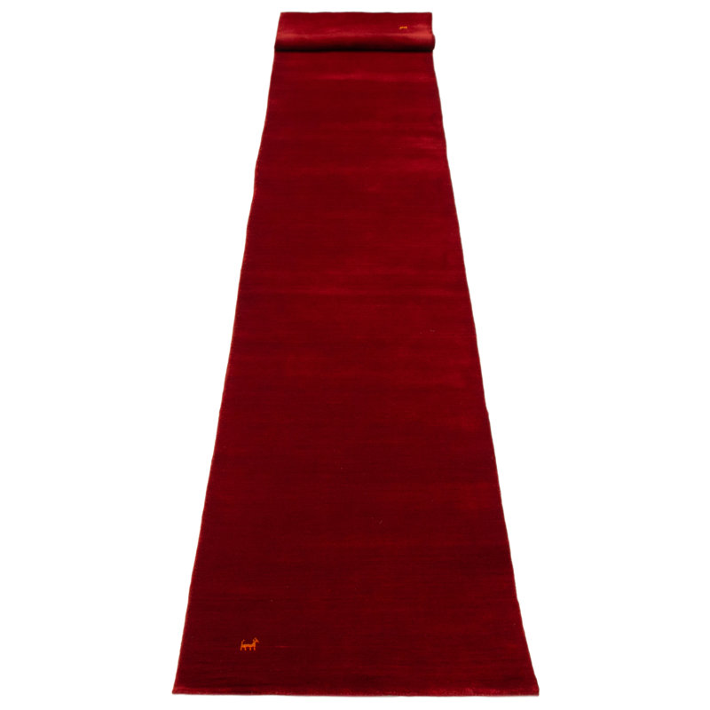 Kashkuli Gabbeh Red Rug 2'7" x 16'4"