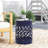 Outdoor Metal End Table -Large-967879764