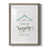 Cadre en papier gris