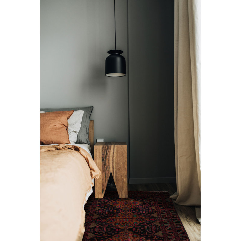 Teimani Black Rug 4'6" x 6'2"