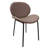 Modern PU Leather Dining Chair with Iron Frame, Comfortable and Beautiful Side Chair for Kitchen and Dining Room-896627647-932253035