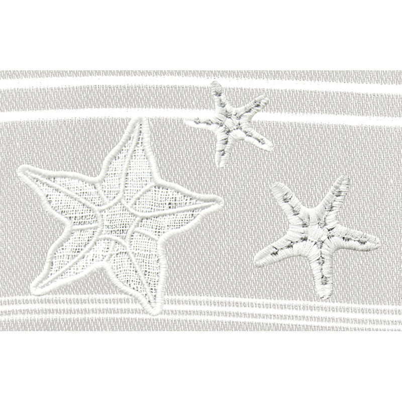 Serviette de plage 100% coton turc Lucky, Gris