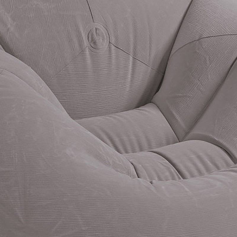 Intex Inflatable Contoured Beanless Bag Lounge Chair, Gray