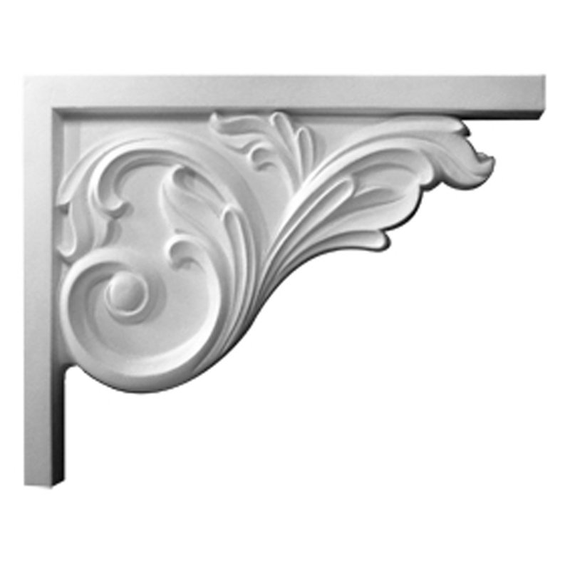 Bremen Acanthus Stair Bracket, Right