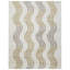 Wavy Shag Rug Hand Tufted Wool  Rug-597410497
