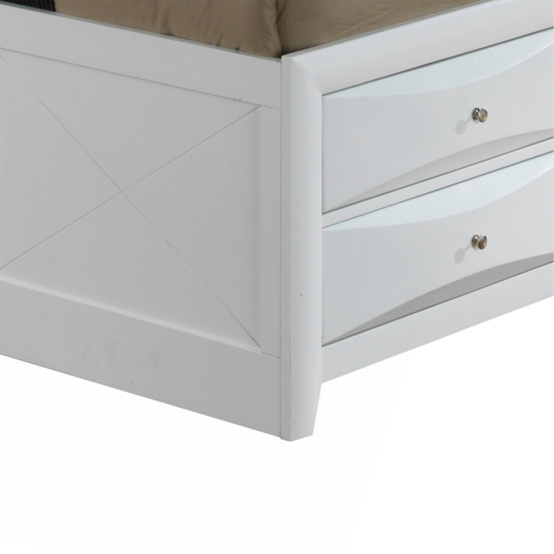 Stylish Contemporary Queen Storage Bed