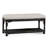 Summer Retreat Wicker Shelf Storage Bench-71425197-71425234