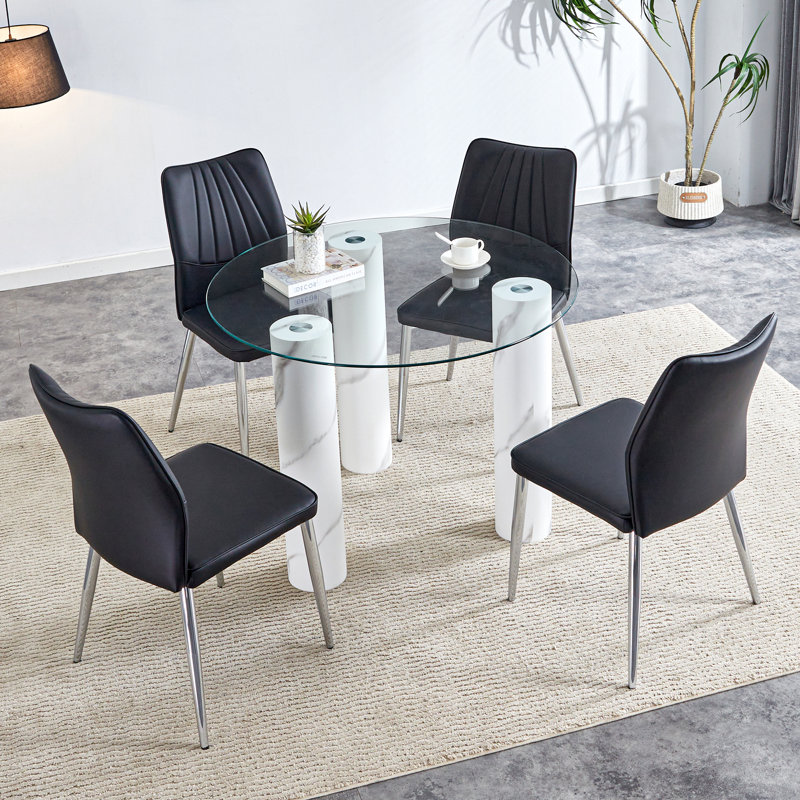 Ensemble de table de salle à manger 6 à 8 places Modern Modern