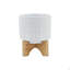 PLATEAU 5 "AVEC SUPPORT CHEVRON, BLANC