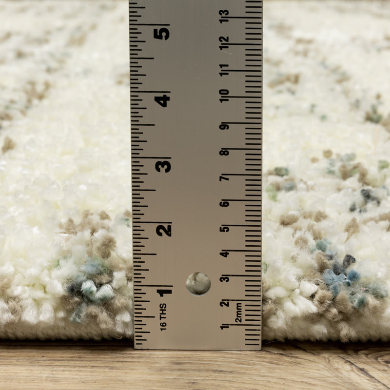 Performance Abstract Indoor Rug, Rectangle 9'10" x 12'10"