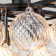 Yader 8 - Light Dimmable Tiered Bubble Chandelier with Textured Globe Glass