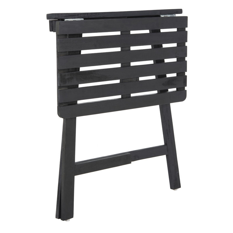 Table de balcon en bois, Gris foncé