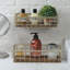 Metal and Solid Wood Decorative Basket-2028675363