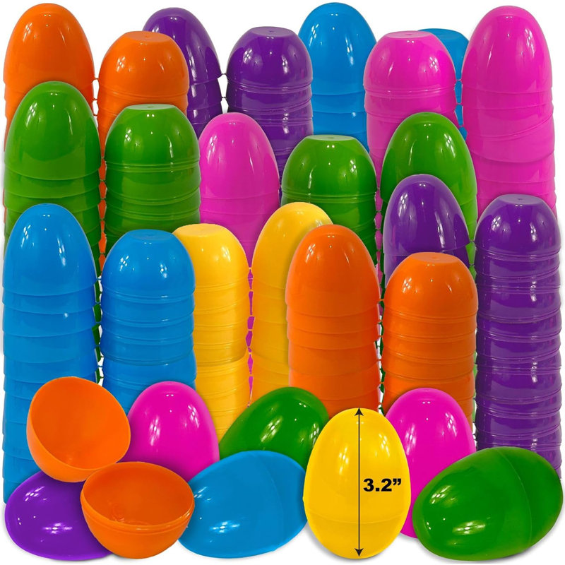 50 Pack Multi Colored Easter Eggs
