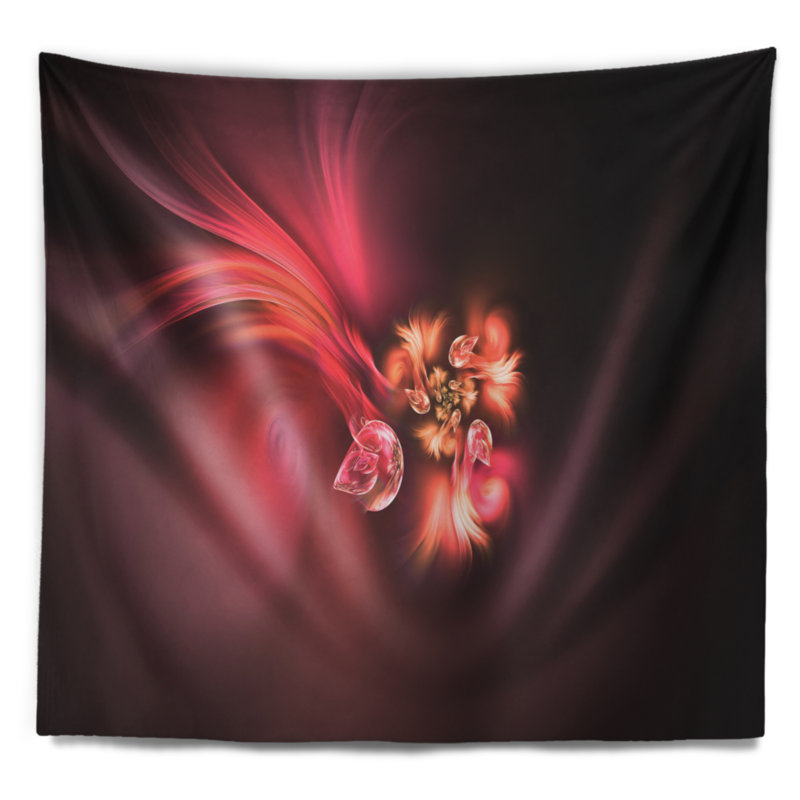 Tapisserie florale florale, H 78 po x l 92 po