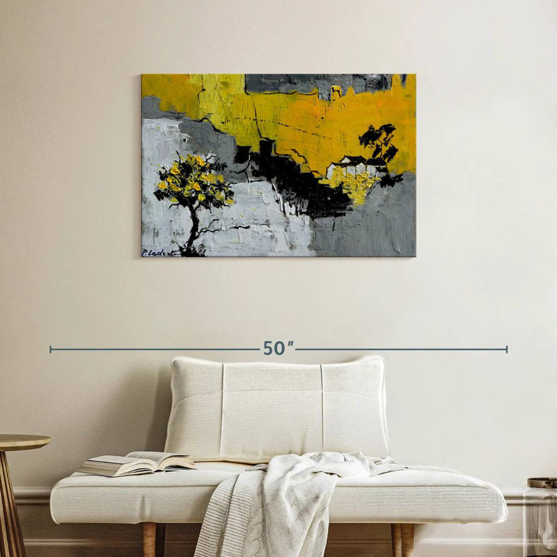 Abstrait arbre Elysian Avery, H 24 po x l 36 po