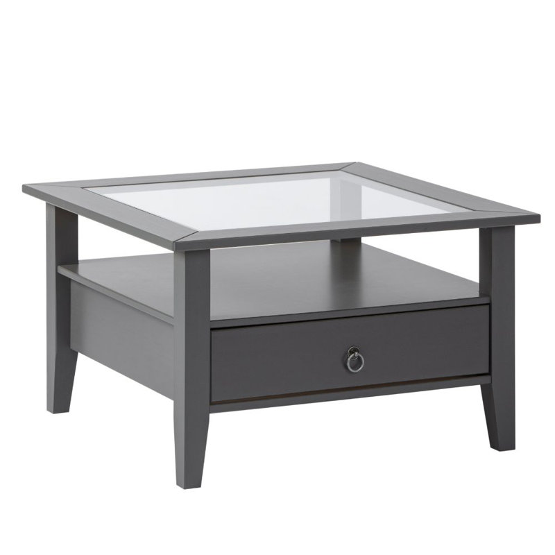 Provence Coffee Table with Magazine Rack, Grey