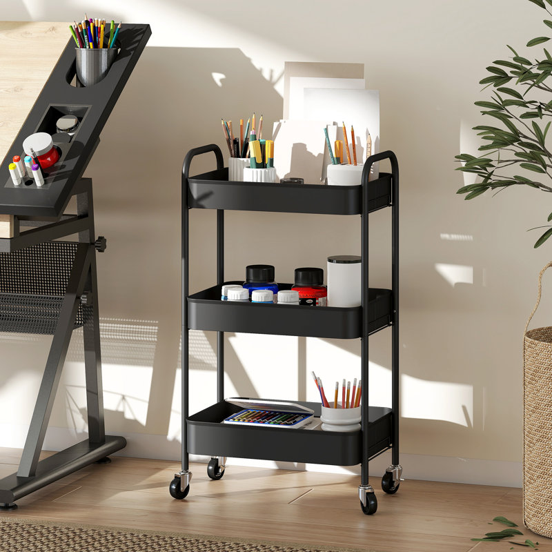 79cm H x 45cm W Utility Cart with Wheels