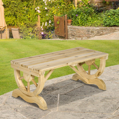 Tarrence Wooden Picnic Bench