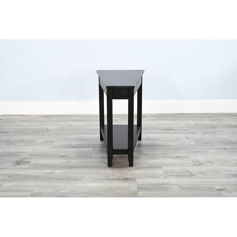 Red Barrel Studio® Chair Side Table, Black