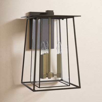 Integrated LED Outdoor Wall Lantern