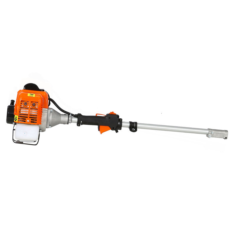 10 In 1 Multi-Functional Trimming Tool, 33CC 2-Cycle Garden Tool System With Gas Pole Saw, Hedge Trimmer, Grass Trimmer, And Brush Cutter EPA Compliant