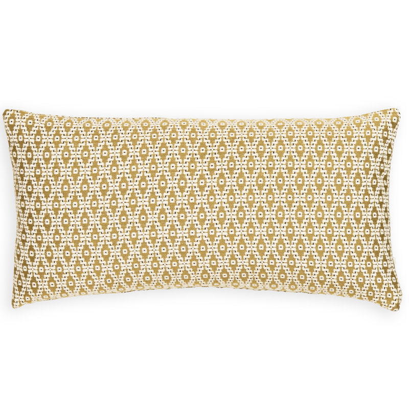 Coussin Ivy, 36 po x 14 po, Ambre, Bourre en polyester