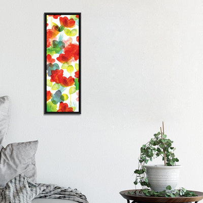 « tropical floral panel i », impression sur toile