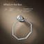 Pinstripe Wall Mounted Towel Ring-1602450635