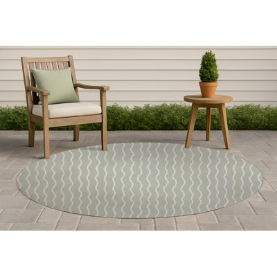 Tapis d'extérieur antidérapant Wave Grunge