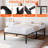 Queen Metal Platform Bed Frame with Reinforced Steel Slats – Silent, No Box Spring Needed, Under-Bed Storage-1879909061